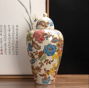 2022 Thiết Kế Mới Trắng Châu Âu Phong Cách <span class=keywords><strong>Hand</strong></span> <span class=keywords><strong>Painted</strong></span> Ginger <span class=keywords><strong>Jar</strong></span> <span class=keywords><strong>Set</strong></span> Cho Trang Trí Nội Thất Bình Úc - Product Image 4