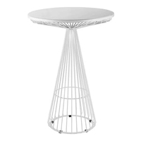 Table Haute Style Nordique pour Café, Salon et Loisirs, Table de Bar