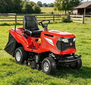 Professional Grade <b>Petrol</b> Riding Lawn <b>Mower</b> 190CC 4-Cycle <b>Self</b> <b>Propelled</b> Rotary Blade With Grass Box 200L Capacity - Product Image 4