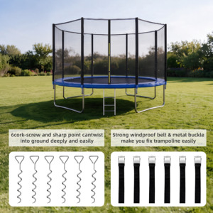 Cama Elástica de 6, 10, 14 y 16 Pies para Fitness al Aire Libre para Adultos y Niños, Equipo de Gimnasia, Trampolín <span class=keywords><strong>Grande</strong></span> para Exteriores - Product Image 3