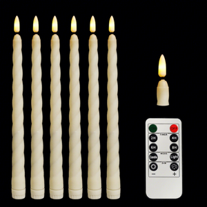 <span class=keywords><strong>Bougie</strong></span> LED à longue <span class=keywords><strong>tige</strong></span> en spirale, mèche 3D, alimentée par piles, sans flamme, décorative, en plastique, lumières d'ambiance pour la décoration <span class=keywords><strong>de</strong></span> la maison - Product Image 1