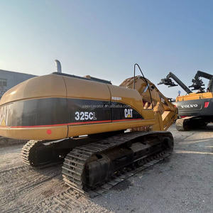Excavatrice Caterpillar d'occasion de qualité supérieure CAT 325C 325BL 25 tonnes, excavatrice de taille moyenne d'occasion avec chenilles en caoutchouc et système hydraulique complet - Product Image 3