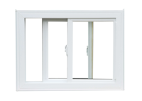 Fenêtre coulissante en aluminium de qualité américaine, certifiée NFRC, double vitrage avec moustiquaire