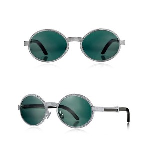 Top Demanded Moissanite Diamond Decor Sunglasses UV Protection Designer Shades for Outdoor Activities Available for Sale - Product Image 1
