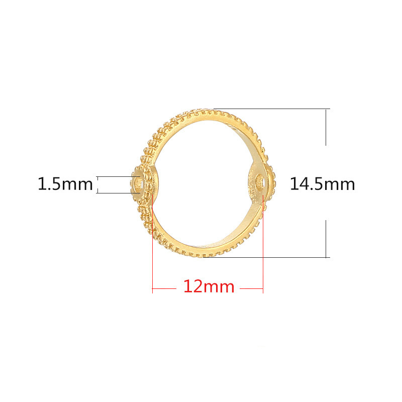 Gold-fit 12mm beads