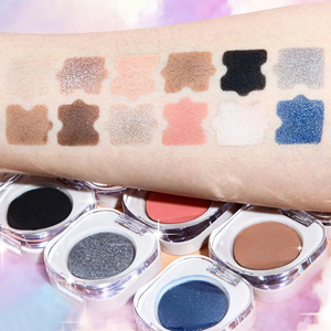 Paleta de Sombras de Ojos Metálicas de 12 Colores, <span class=keywords><strong>Polvo</strong></span> Brillante Pigmentado para Tonos de Piel Oscuros - Product Image 4