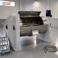 Mélangeur à poudre avec hacheur haute vitesse pour ligne de production de mortier sec alimentaire, chimique et énergétique
