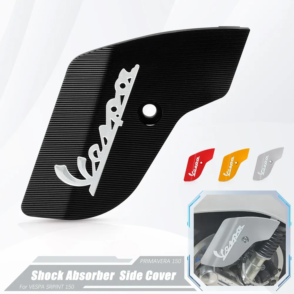 Para Vespa Sprint Primavera 150, 2013 - 2020 accesorios de la motocicleta de la rueda delantera basculante amortiguador cubierta lateral Protector