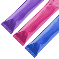 Sachet en aluminium imprimé sur mesure avec bande de scellage arrière pour poudre, boisson, miel