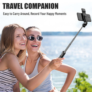 Venta al por mayor S03S trípode de <span class=keywords><strong>Viaje</strong></span> Luz de relleno Selfie Stick portátil Smartphone Flexible Selfie Stick para <span class=keywords><strong>viaje</strong></span> con LED - Product Image 3