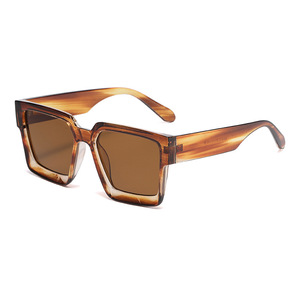 Lunettes <span class=keywords><strong>de</strong></span> soleil carrées surdimensionnées unisexes tendance 2025 – Monture en acétate <span class=keywords><strong>de</strong></span> luxe, verres polarisés – Vente en gros - Product Image 6