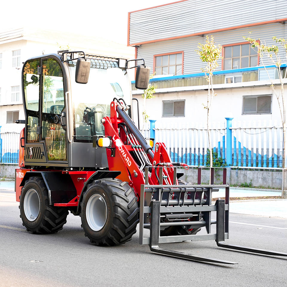 W1150 Compact Wheel Loader Kubota Engine 18.2kW 0.8Ton Rated Load CE ...
