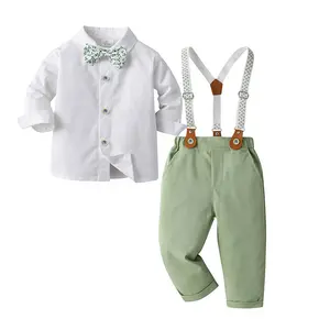 baby boys clothing two pieces of backpack pants children's sets baby boys' gentlemen's dresses