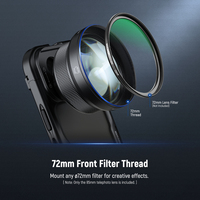 NEEWER HD 85MM Téléobjectif 17mm Backplate 2.5X Grossissement Étanche pour SmallRig pour NEEWER pour IP