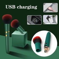 Starker Vibrations-Make-up-Pinsel für Frauen, Selbststimulationsgerät mit 10 Vibrationsmodi, USB-A-Aufladung, ABS+Nylon, IPX5