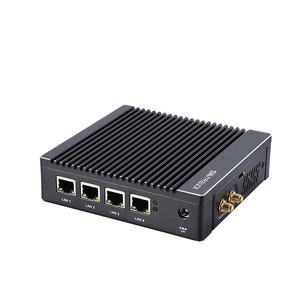 ไฟร์วอลล์อินดัสเทรียล บ็อกซ์ พีซี พร้อม Intel N3710/J3710 Quad-core 4*Intel I226 LAN HD-<span class=keywords><strong>MI</strong></span> VGA จอแสดงผลคู่ 1*COM Gateway Box - Product Image 1