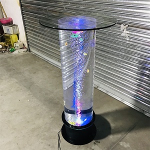 Mesa de <span class=keywords><strong>bar</strong></span> led personalizada, decoración de muebles para club nocturno, nuevo estilo, Burbuja de agua, gran oferta - Product Image 1