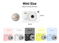 Cámara Mini Portátil SPRITE Full HD 1080P para Interiores/Exteriores con Tarjeta SD de hasta 128GB, Función de Grabación con Enfoque Digital