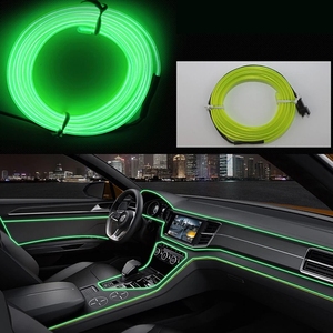 5M EL auto stile ambiente luce fredda luce linea luci auto Neon auto LED RGB interno atmosfera striscia di luce - Product Image 3