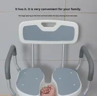 Chaise de douche en aluminium Simplywalk 136 kg, type U, accessoires de baignoire, certification MDR CE, contrat annuel