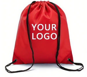 Customized Promotional Polyester Nylon Drawstring Bags - Perfect for Shopping and Backpacking