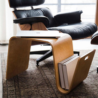 Table d'appoint en bois moderne au design spécial avec plateau rond pour salon, table basse multifonction de haute qualité et durable