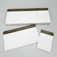 Billets d'embarquement thermiques imprimés en fanfold sur mesure pour compagnies aériennes, impression directe sur papier thermique