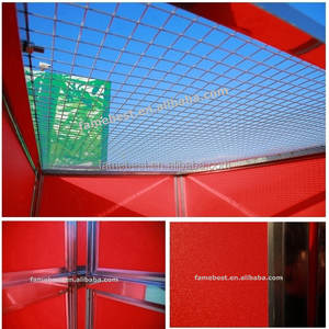 Sistem Kandang Anjing Mewah dari Baja Anti Karat 304 dengan Gerbang Kaca, Penutup Tombol, Pola Solid - Product Image 5