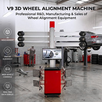 Aligneur de roues 3D automobile avec base de données de plus de 30 000 véhicules pour voitures, système d'alignement quatre roues professionnel pour garages de service