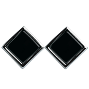 Pendientes de Plata S925 con Engaste de Jade Negro Natural Incrustado, Jadeíta de Grado A, Joyería de Alta Gama para Mujer, Ideales para Fiestas - Product Image 1