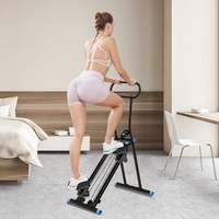 Appareil d'escalade cardiovasculaire pliable en métal de haute qualité, portable, réglable et silencieux pour usage domestique