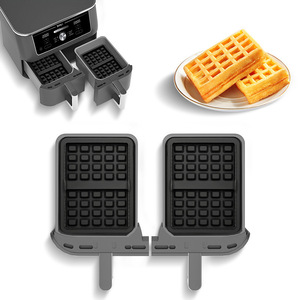 Bandeja de silicona doble personalizada OEM ODM para freidora de aire, accesorios para gofrera, máquina para hacer gofres belgas - Product Image 1
