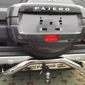 4X4 Auto Accessories Stainless Steel Rear Bumper For Pajero