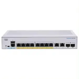 Cisco CBS350-8P-E-2G Business CBS350 Series Managed 8 port Gigabit POE Ethernet Network Switch CBS350-8P-E-2G