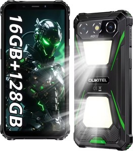 OUKITEL G5 สมาร์ทโฟนพันธุ์อึด รุ่นปลดล็อค 2025-16GB+128GB/รองรับ TF 1TB โทรศัพท์มือถือ ไฟแคมป์ปิ้งคู่ 900LM หน้าจอ 6 นิ้ว แบตเตอรี่ 6300mAh - Product Image 2