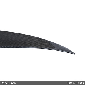 สปอยเลอร์หลังคาร์บอนไฟเบอร์แท้ สำหรับ A3 S3 RS3 8V รุ่นปี 2013-2020 - Product Image 5