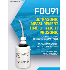 Capteur de niveau à ultrasons en plastique FDU91-RG1AA FDU91 sans contact pour détection de niveau de solides industriels - Product Image 6