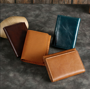กระเป๋าสตางค์ RFID แบบมินิมอล หนังแท้ สำหรับใส่บัตรเครดิต - Product Image 2