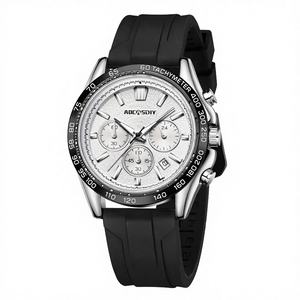 High Quality Men's Business Leisure Luxury <b>Watch</b> Alloy Quartz 30m <b>Waterproof</b> Chronograph Multi-functional Timing Super Luminous - Product Image 2