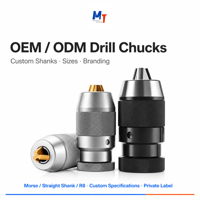 Keyless Self Tightening Drill Chuck High Precision Taper Shank Arbor Connector Bench Drill Milling Machine Factory Wholesale