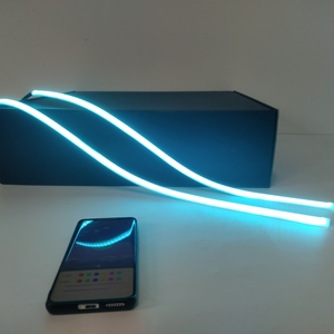 Venta al por Mayor de 2 Piezas de Luces LED DRL para Automóvil, Tira Flexible de Luces de Circulación Diurna, Luces Intermitentes, 12V DRL RGB - Product Image 3