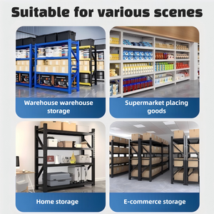 工場製造金属倉庫棚物流エクスプレス配送棚家庭用収納棚調整可能 - Product Image 5