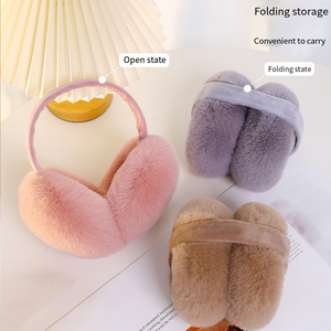 <span class=keywords><strong>Orejeras</strong></span> Suaves y Esponjosas de Moda para Mantener el Calor en el Frío, <span class=keywords><strong>Orejeras</strong></span> Plegables de Invierno - Product Image 2