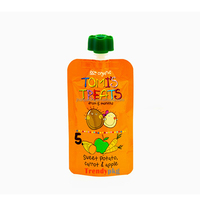 Bec réutilisable en forme de gallon pour enfants, sans chlorure ni plomb, sac de liquide léger, Flexible et Compact, pour un rangement facile