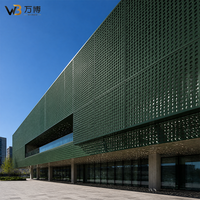 Panneau en aluminium perforé sur mesure, découpe CNC, motif de perforation personnalisé, taille sur mesure, fabrication OEM, revêtement de façade, plaque décorative