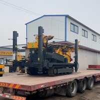 Machine de forage rotative hydraulique sur chenilles de 200 m sur mesure, équipement de forage de puits d'eau diesel, pour forage intensif