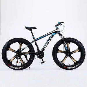 Bicicleta de Nieve Personalizada de Fábrica con Llantas Gruesas, Amortiguación, <span class=keywords><strong>Horquilla</strong></span> de Suspensión de 4.0 Pulgadas de Ancho, Frenos de Disco Dobles y Cuadro de Acero de Alto Carbono - Product Image 3