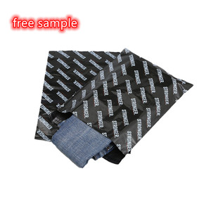 Packaging mailing Bags Black delivery bag Custom Logo Printing Mailing Package Zipper Courier Plastic Bag