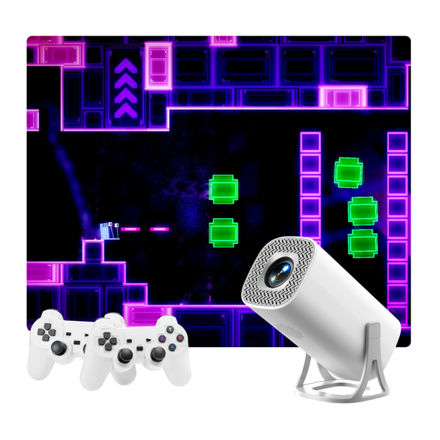 MOK HY300 Ultra Mini Smart Home Projector Video Android 11 Beamer 4K UHD HiFi Speaker LCD Smart Portable Home Theater 170 ANSI