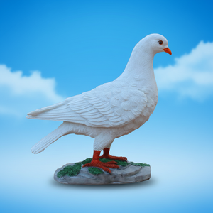 Modelo de <span class=keywords><strong>paloma</strong></span> blanca de simulación, <span class=keywords><strong>paloma</strong></span> artificial de imitación, adorno para el hogar y jardín, decoración en miniatura, animal para exteriores - Product Image 3